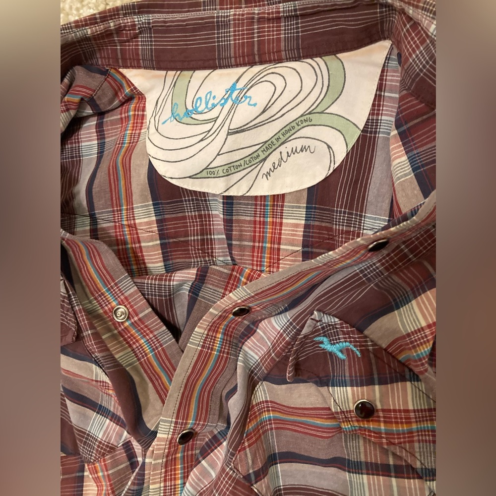 Vintage Hollister Western Button-Down Shirt - Picture 5 of 6